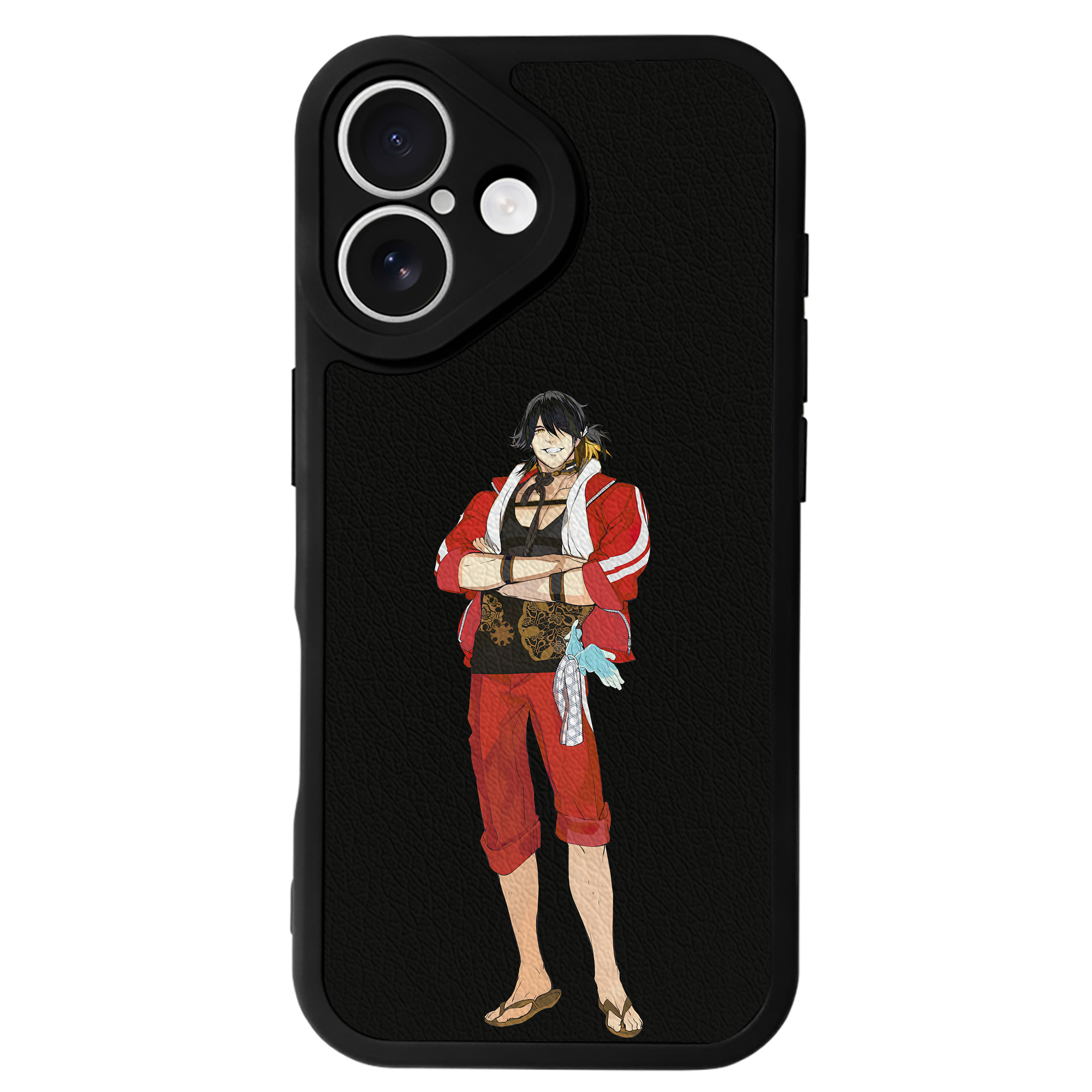 （画像用） 刀剣乱舞 Touken Ranbu 【iPhone 16シリーズ対応】シリコンスマホケース（レザー調） 材質：シリコン